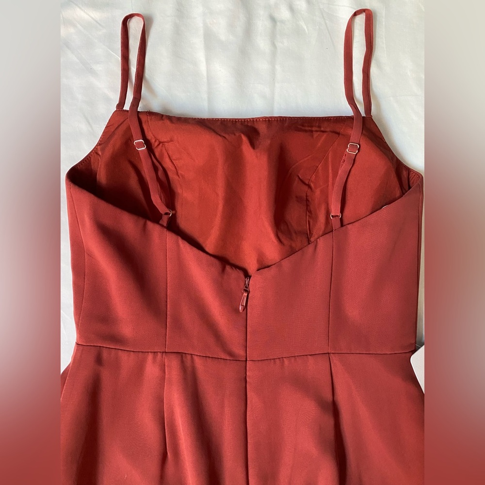 AZAZIE Tayla Chiffon Maxi Dress - Terracotta - Picture 12 of 15